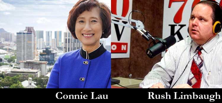 Hawaiian Electric Connie Lau and Rush Limbaugh