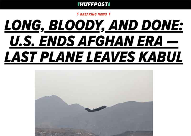 America's long, bloody adventure in Afghanistan has ended