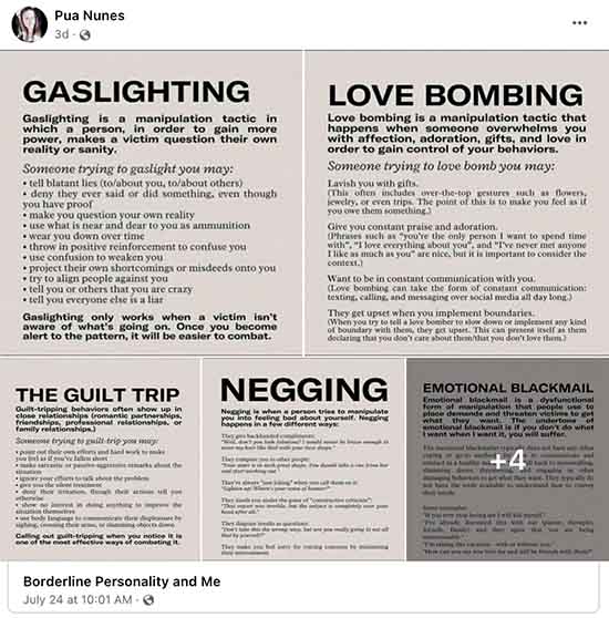 Pua Nunes is an expert on Gaslighting