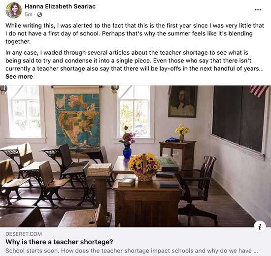 Why the teacher shortage? Selfish, privileged parents like Pua Nunes is why!