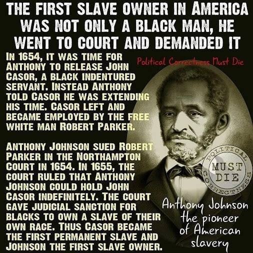 Black People Sold Black People into Slavery and Owned Black Slaves
