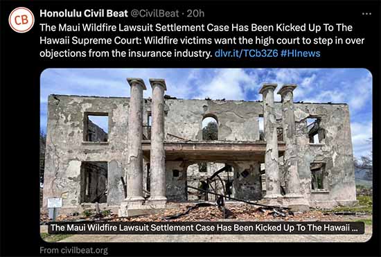 Hawaiian Electric Executives GOT RAISES. Refuse to pay what they owe now.