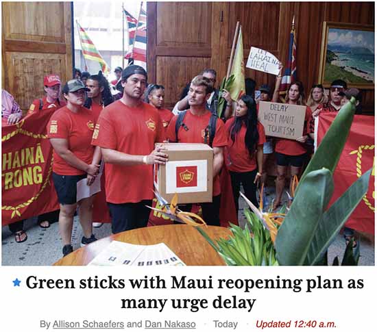 Governor Green Ignores the will of the people