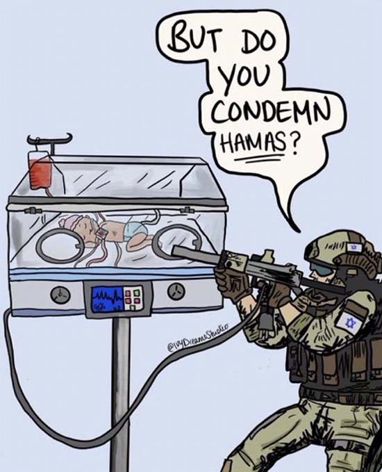 Zionists Display Horrific Cruelty in Gaza