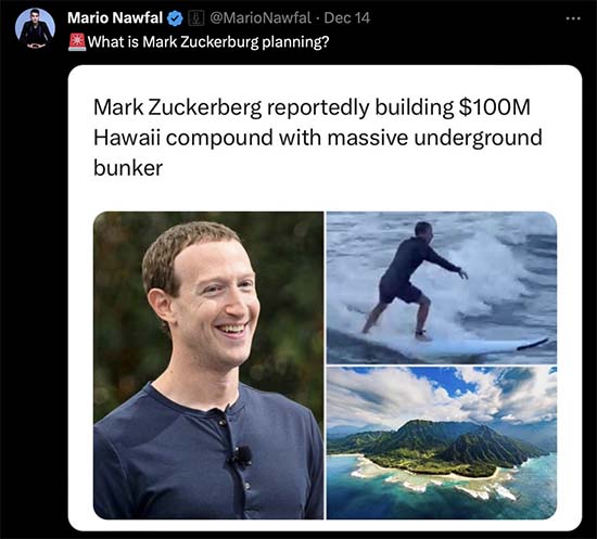 What is Mark Zuckerberg planning?