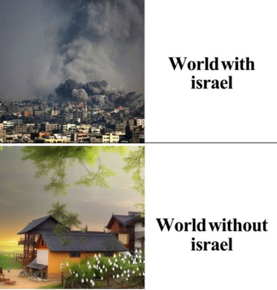 A world without Israel is a world at peace