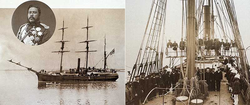King Kalakaua's vessel, the H.M.S. Kaimiloa, was the First and Only vessel in the Hawaiian Royal Navy [source: Vessels in Hawai'i 2024, State of Hawai'i. Department of Land and Natural Resources