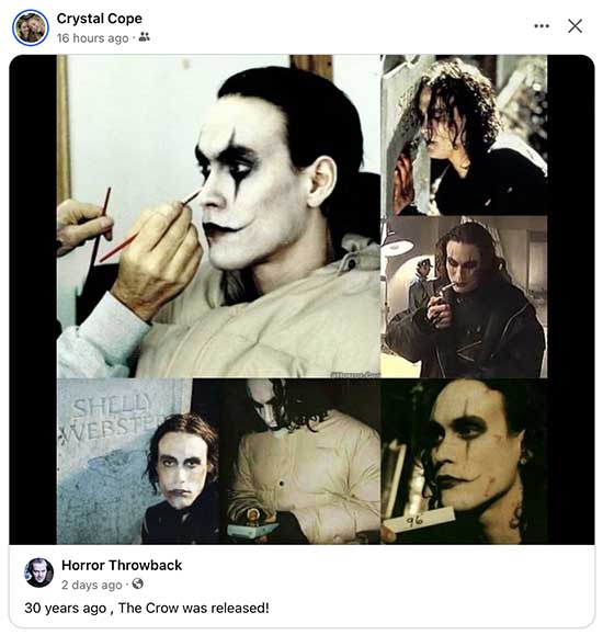 Crystal Cope doesn't work; isn't actively seeking employment. Wastes time playing on social media.