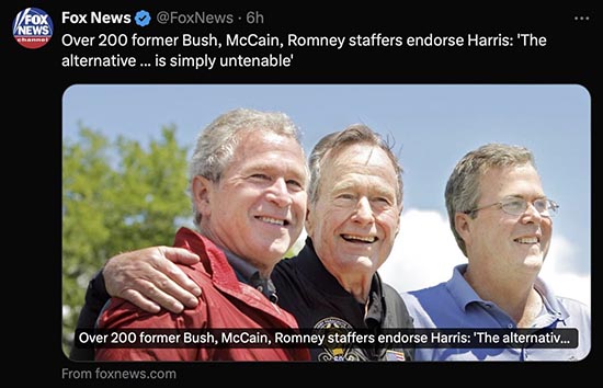 It is simply "untenable" for Donald Trump to be our next president.