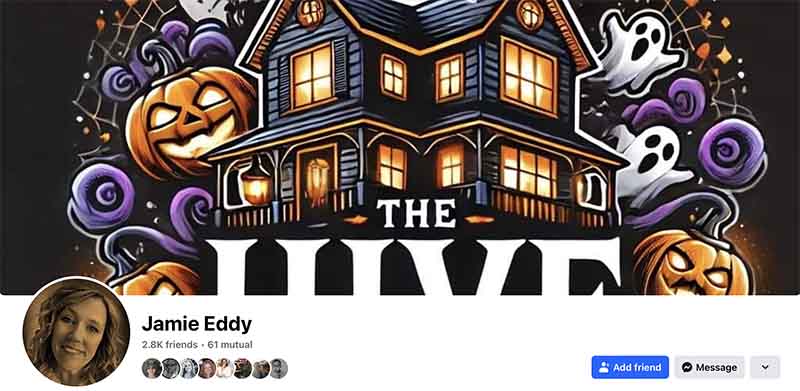 Screenshot of Jamie Eddy Pubic Facebook Account