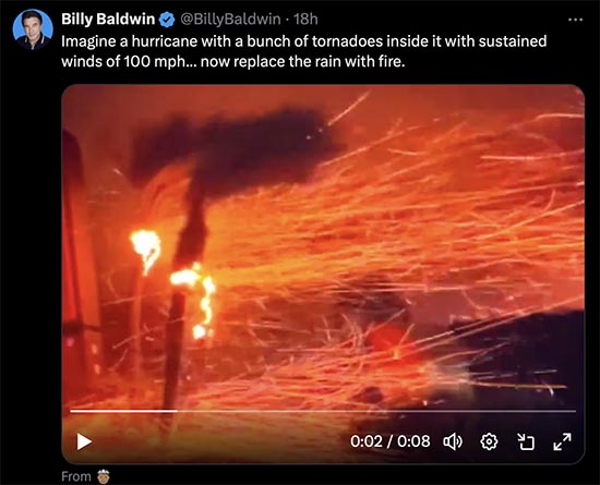 Both Lahaina and Los Angeles suffered Fire Hurricanes