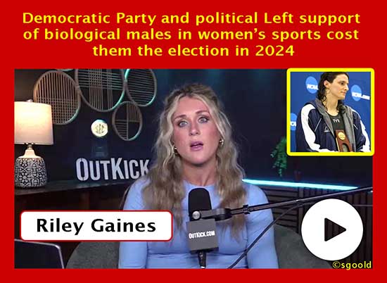 July 1, 2025: Penn State University announced trans-women (biological males) would not longer be allowed to in women's sports. 80% of Americans agree.