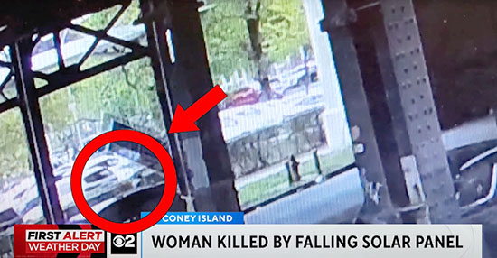 CBS New York obtained video of the fatal collision that took the life of 76-year-old Lyudmila Braun. Illustration: HuffPost; Photo: CBS New York