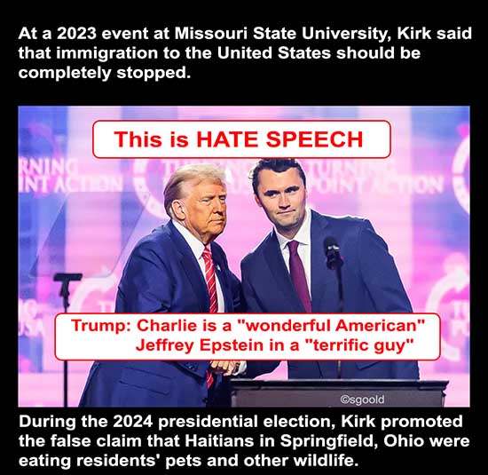 Charlie Kirk on immigration.