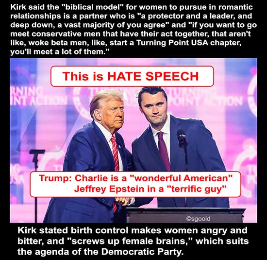 Charlie Kirk on WOMEN and birth control.