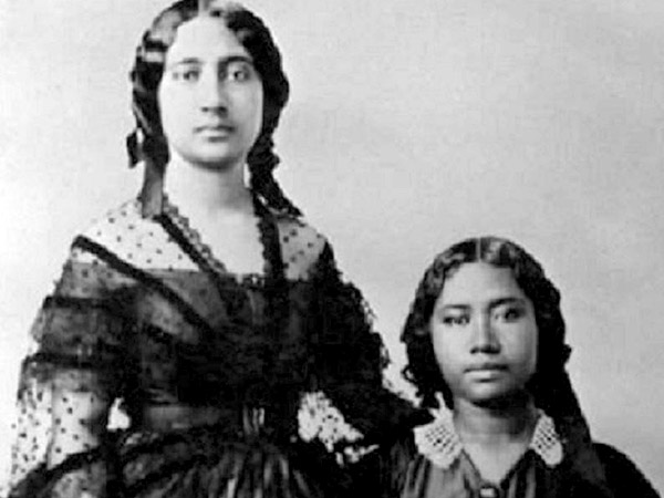 Bernice Pauahi Paki and Lydia Kamakaeha (Queen Lili-uokalani)-1859, Peter T. Young Hawai'i