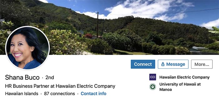 Screenshot: LinkedIn